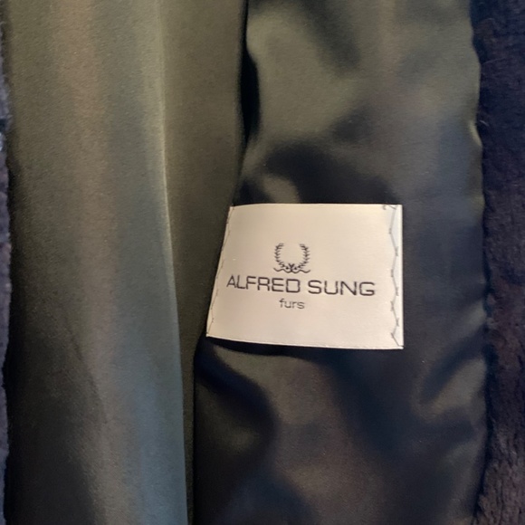 Sheared Beaver Swing Fur Coat - Picture 4 of 6